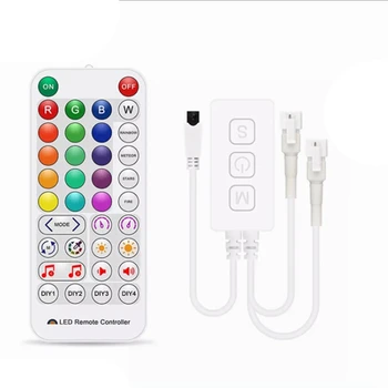 SP511E Wifi Muzica Controler cu LED-uri Pentru WS2812B WS2811 Adresabile Pixel RGB LED Strip Dublă de Ieșire de Voce Inteligent de Control