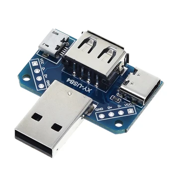 Conector USB Mic de Instalare Simplu Adaptor de Tabloul de distribuție de Piese de schimb Magazin de Reparatii Electronice Profesionale Parte