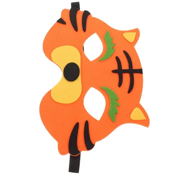 Cosplay Tiger Mask Jumătate Masca De Fata Masca De Animale Simțit Masca Halloween Cosplay Masca Prop