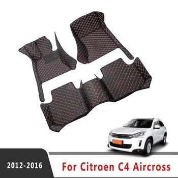 Auto Covorase Pentru Citroen C4 Aircross 2016 2015 2014 2013 2012 Covoare Auto Interior Personalizat Picior Tampoane Covoare Accesorii Produse