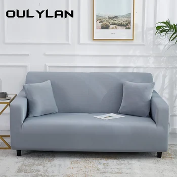 Oulylan Living elastic canapea capac Simplu de culoare solidă stil canapea acoperi pachet Complet acoperă canapea Fotoliu canapea acoperi