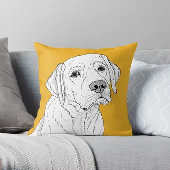 Un Câine Labrador Portret de Pernă față de Pernă Poliester perne caz pe canapea acasă living scaun de masina decor 45x45cm