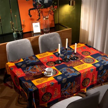 Restaurant stil etnic dreptunghiulară, birou, masă de cafea, masă mat și se acoperă pânză