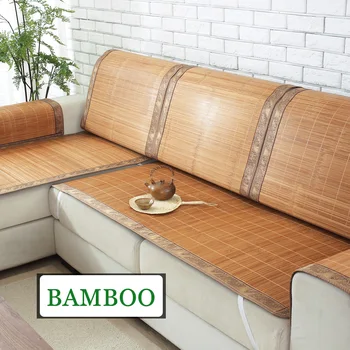 Vara canapea capacul de Răcire bambus acasă decor în formă de L, canapea protector față de pernă canapea prosop