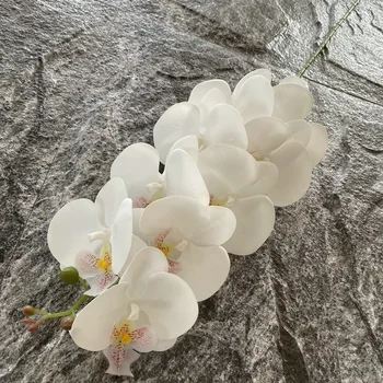 5Pc Faux puțin Fluture Orhidee, Flori False 9Head Phalaenopsis Nunta Aranjament de Flori Petrecere Florale, Decor Acasă Ornament