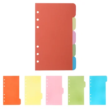 25 BUC Refill pentru Notebook Spirală Clipuri Liant Separator de Hârtie Fila Cărți Inel A5