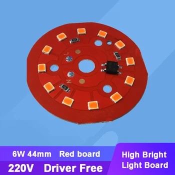 AC 220V Red Driver-gratuit 2835 SMD Chip de Led-uri Lampa de Bord Rotunde Sursă de Lumină