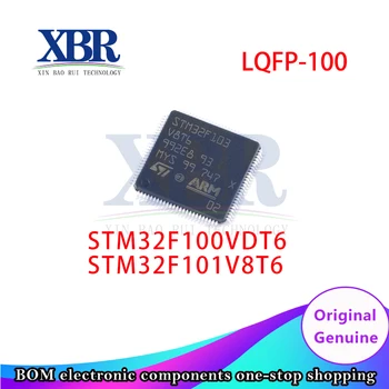 1buc - 5Pcs STM32F100VDT6 STM32F101V8T6 LQFP-100 Semiconductori BRAȚUL Microcontrolere - MCU