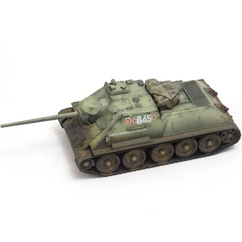 1:72 Scară PP0051 1944 SU-85 SU85 Anti-tanc Rezervor Vehicul Vehicul Blindat Model Jucării pentru Adulți Fanii de Colectie Souveni Display Cadou