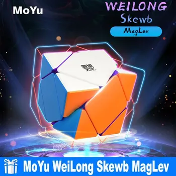 Moyu Weilong Skewb Maglev Magnetic Viteză Magic Cube Profesionale Frământa Jucării Moyu Maglev Skewb Cubo Magico Puzzle