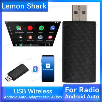 Mini USB Wireless Android Auto Adaptor pentru Cablu Android Auto Radio Auto Ai Cutie Auto conecta prin Cablu la Wireless Dongle