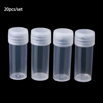 20BUC 5 ml Flacon Pastila de Stocare de Călătorie Sticle Goale Mini Sticle Tub de Testare Probă Sticlă Sticlă Mică