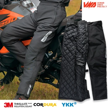 Bărbați Motocicleta Pantaloni pentru 3M-Thinsulate Bumbac Eliberare Rapidă Pantaloni Rapid Cataramă Magnetică 3 straturi Softshell Ciclism Pantaloni 5XL