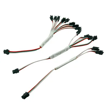 Mini Amplificator de Semnal pentru WS2812B WS2811 Benzi cu LED-uri Pixel IC Sincronizare Repetor 3/4/8 Cap 3Pin RGBIC Adresabile Bandă LED String