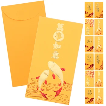 Culoare De Aur Festivalul De Primăvară Din China Plicuri Roșu Chinez Bani De Buzunar De Anul Nou Binecuvântare Sac De Bani Cadou De Anul Nou
