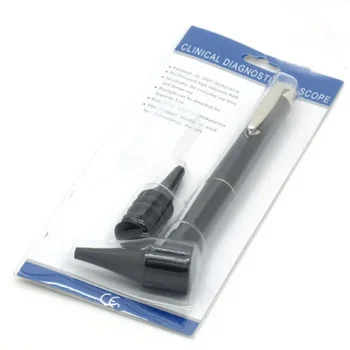 Portable Pen Stil de Diagnostic Medical Lumina Otoscop Mărire Ureche Nas Gat Clinice Setul Ureche Instrument de curățare w/ Cutie de vânzare cu Amănuntul