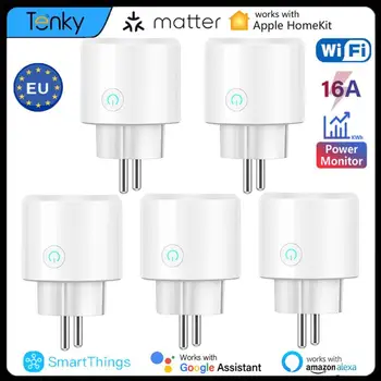 Problema WiFi Smart Plug 16A UE Inteligent Socke Cu Putere de Contorizare Apple Homekit Smartthings de Control Prin intermediul Alexa Google Acasa Inteligent