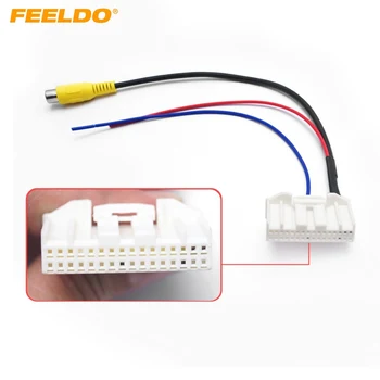 FEELDO 10buc 32-Pini de Parcare Inversă Spate Camera Video Plug Cablu Convertor Adaptor Pentru Nissan Qashqai/X-Trail Masina Șef Unitate
