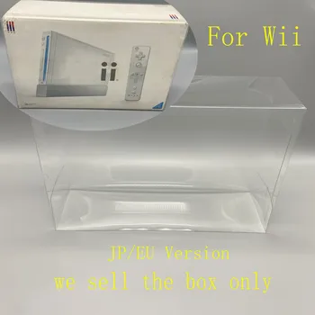 Cutie transparentă Protector Pentru WII Gazdă Colecta Cutii Pentru Nintendo WII Joc Shell Clar Caz de Afișare