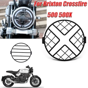 Motocicleta Retro Plasă de protecție pentru Far Suport Gratar Metalic Capac de Paza Pentru Brixton Crossfire 500 500X