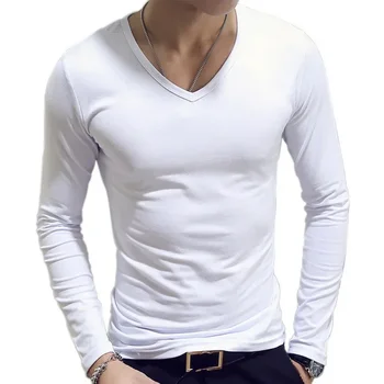 B6257 Jodimitty 1 buc Moda Fierbinte Koop Klassieke Lange Mouwen T-shirt Voor Mannen Fitness Camasi Slim Fit Shirt Designer