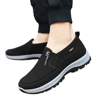 Barbati Pantofi Confortabili Pantofi De Mers Pe Jos Ușor Adidasi Casual Respirabil Aluneca Pe Barbati Mocasini Pentru Drumeții De Mers Pe Jos