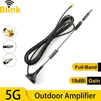 18dBi în aer liber 5G Antena Amplificator de 600-6000MHz Rază Lungă 4G 3G GSM GPRS Plin de Bandă de Rețea de telefonie Mobilă Semnal de Rapel de Bază Magnetică