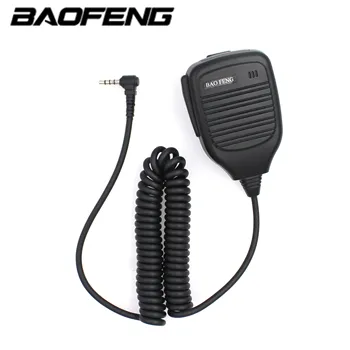 100% Baofeng Walkie Talkie UV-3R Portabil Microfon Difuzor Difuzor Radio Microfon PTT Cu Jack Audio de 3.5 mm Pentru UV-3R Accesorii