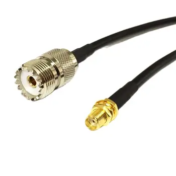 Noul Modem de Cablu Coaxial SMA Female Piuliță Comutator UHF Mufa SO239 RG58 Adaptorul cu Coadă 50CM 20