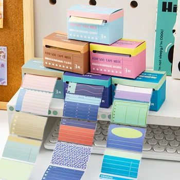 12 cutie/lot Creative Pull-out Memo Pad Notă de Lipicios Cute de N Ori Papetărie Etichete Notepad Post Rechizite Școlare
