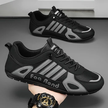 NOU Lux Barbati Adidasi Casual Pantofi de Alergare Usoare, Confortabile Formatori Adidași de Tenis Plat Mocasini pentru bărbați Încălțăminte