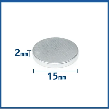 5/10/20/50/100/150PCS 15x2 Magneți din Neodim Discuri 15mmx2mm Permanent Mici, Rotunde Magnet 15x2mm Subțire de Căutare Magnet Puternic 15*2