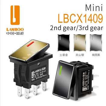 LANBOO1409 serie de Siguranță curent ridicat comutator basculant 7Amp Compact mini cu conector de cabluri usor