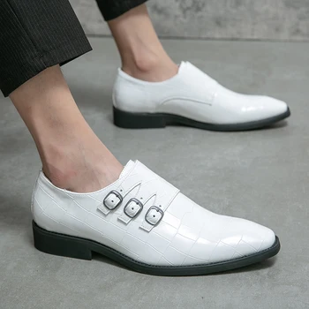 Bărbați Genuine Piele Oxford Confortabil Pantofi Rochie Originals Dantela-Up Formal Business Casual de zi cu Zi Derby Pantofi pentru bărbați
