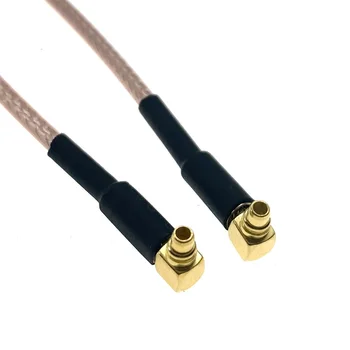 RG316 Cablu MMCX de sex Masculin unghi Drept pentru a MMCX Male Plug unghi Drept 4inch~10M Sârmă Terminale