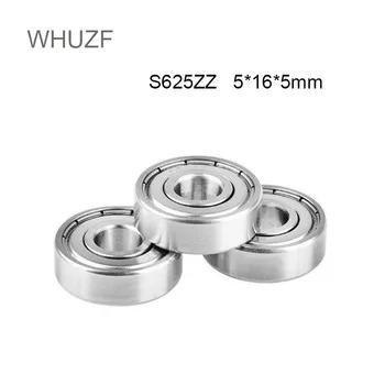 WHUZF Transport Gratuit 5pcs/lot S625ZZ din Oțel Inoxidabil Mini Miniatură Rulment, Rulment de 5*16*5mm S625 ZZ 2Z