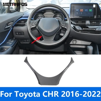 Pentru Toyota CHR C-HR 2016-2018 2019 2020 2021 2022 Fibra de Carbon Capac Volan Tapiterie Cadru Autocolant Accesorii Styling Auto