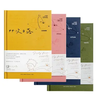 Record Notepad Programul de Fildeș Alb Planificator de Hârtie de caiet de Schite Hardcover Notebook-Jurnalul DIY Album Manual Jurnal Notebook