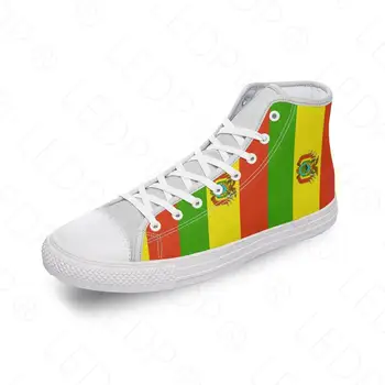 Bolivia Steag Mare Sus Pantofi de Panza Diy de Lux Bărbați Femei Pantofi Casual Moda Doamnelor Plat Adidași de Imprimare 3D de Tenis de Zapatos