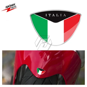 Pentru Ducati Monster Aprilia Vespa Sprint GTS GTV LX Etc Motociclete 3D Rezervor Decal Italia Flag Sticker