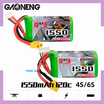Gaoneng BNG 1550mAh 120C 4S/6S 14.8 V/22.2 V Acumulator LiPo cu XT60 Plug pentru Long Range FPV Racing Drona Elicopter MultiCopter