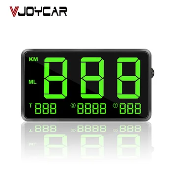 VJOYCAR GPS pentru Masina Vitezometru HUD Kilometraj Head-Up Display Digital Automat de Alarmă de Viteză MPH, KMH Display Electronic Auto Accesorii