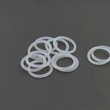 3pcs 5.7 mm diametrul firului silicon alb O-inel exterior impermeabil izolație de cauciuc banda de 75 mm-diametru exterior 120mm