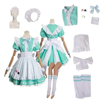 Gotou Hitori Costum Cosplay Anime BOCCHI ROCK Maid Dress Tinutele Fantasia Femei Fete Carnaval de Halloween Ascunde Costum