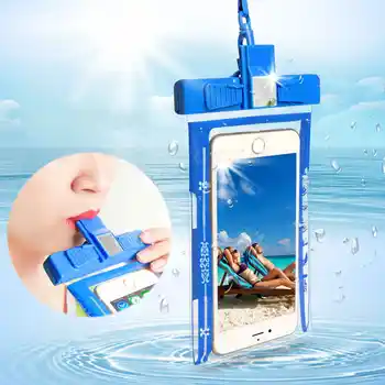 Noul Telefon Mobil rezistent la apa Caz cu Fluier Surfing, Scufundări, Înot Husă de Telefon Universal TPU Dovada de Apă Subacvatic Sac Uscat