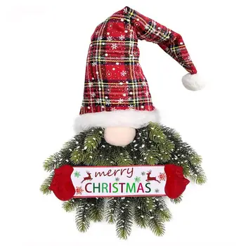 Gnome Decorațiuni Pentru Bradul De Crăciun Aprinde Crăciun Fericit Pandantiv Artificial Pin Ac Decoratiuni Mic Pom De Crăciun Conce