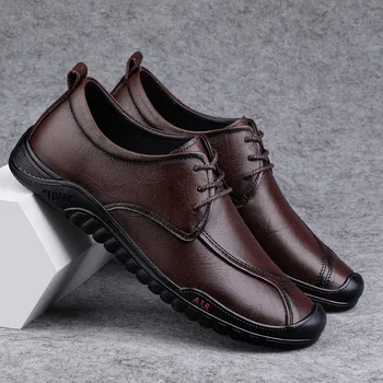 Clasic Noua Barbati din Piele Pantofi Office Pantofi de Afaceri Formale Rochie de Ocazie Pantofi Casual Barbati Pantofi de Moda Pantofi Plat