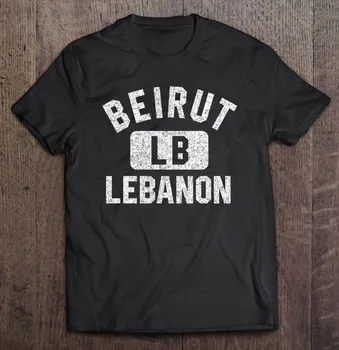 Beirut, Liban Sport Stil În Dificultate Alb Print T Shirt Tricou Sport Femei, Haine Anime Tricouri Pentru Barbati Oversizet Bluze