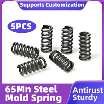 Creamily 5PCS Compression Spring arc de rapel din Sârmă de Oțel cu Diametrul de 1mm Diametru Exterior 10-20mm Lungime de 15-60mm