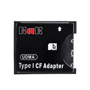 SD Pentru a CF de Tip I, Adaptor Negru Adaptor Suport SD, SDHC, SDXC, MMC Card Standard Compact Flash Tip I, Cititor de Carduri Converter